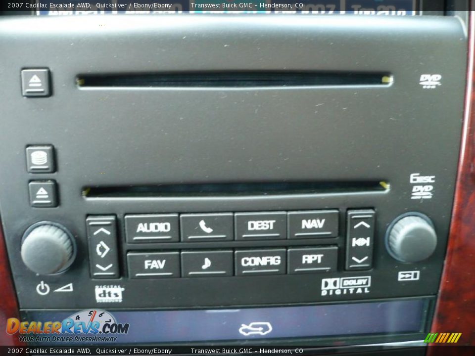 2007 Cadillac Escalade AWD Quicksilver / Ebony/Ebony Photo #17