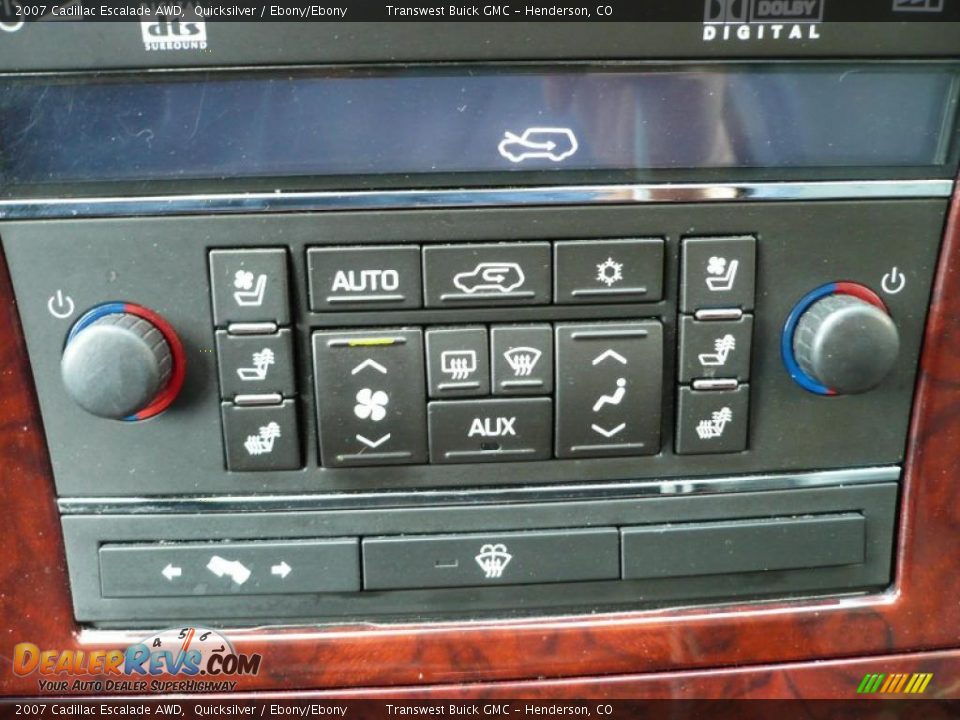 2007 Cadillac Escalade AWD Quicksilver / Ebony/Ebony Photo #18