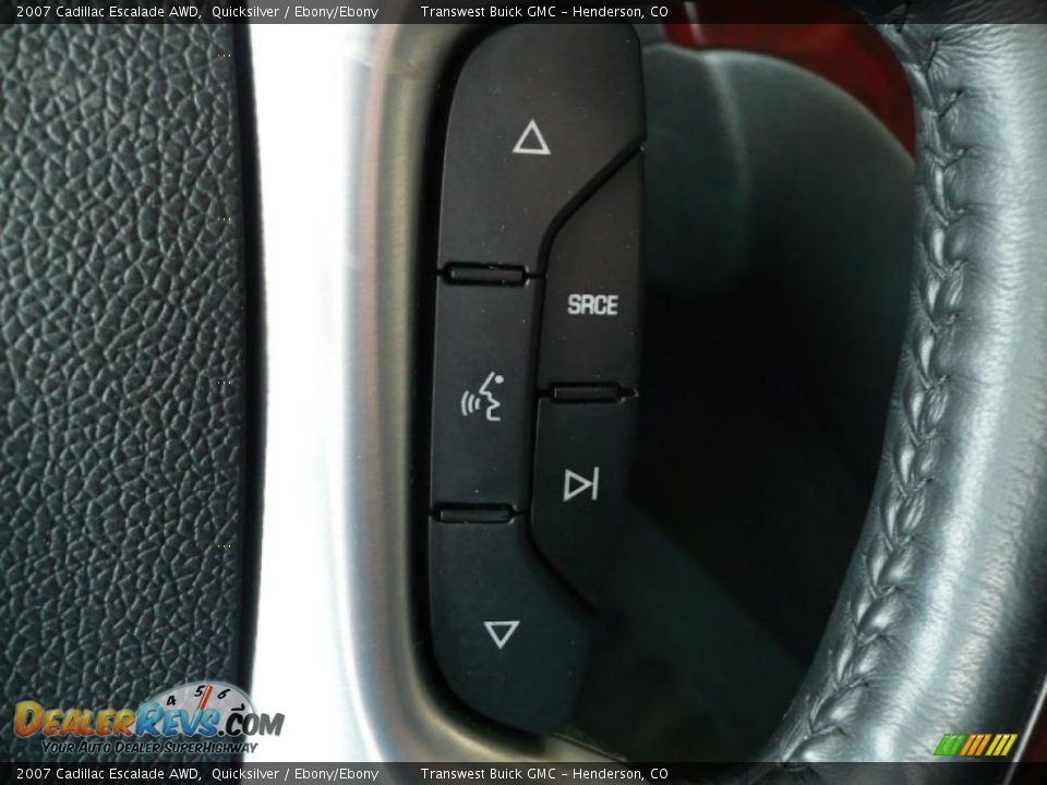 2007 Cadillac Escalade AWD Quicksilver / Ebony/Ebony Photo #20
