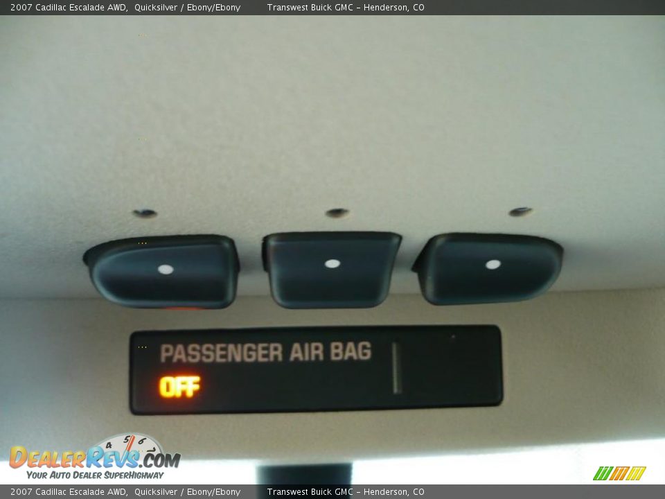 2007 Cadillac Escalade AWD Quicksilver / Ebony/Ebony Photo #21