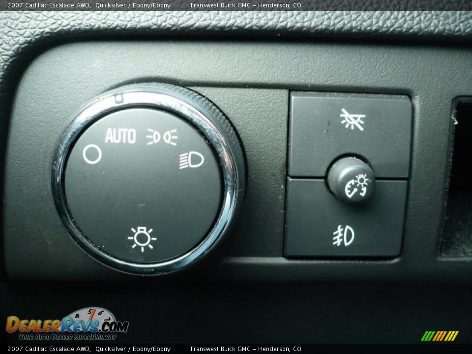 2007 Cadillac Escalade AWD Quicksilver / Ebony/Ebony Photo #23