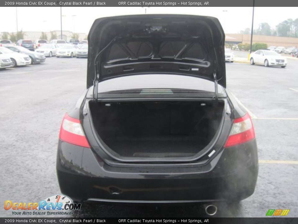 2009 Honda Civic EX Coupe Crystal Black Pearl / Black Photo #5