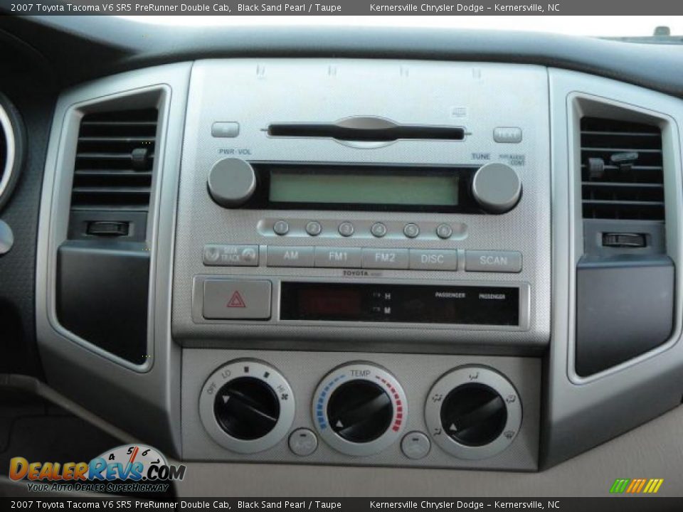 2007 Toyota Tacoma V6 SR5 PreRunner Double Cab Black Sand Pearl / Taupe Photo #15