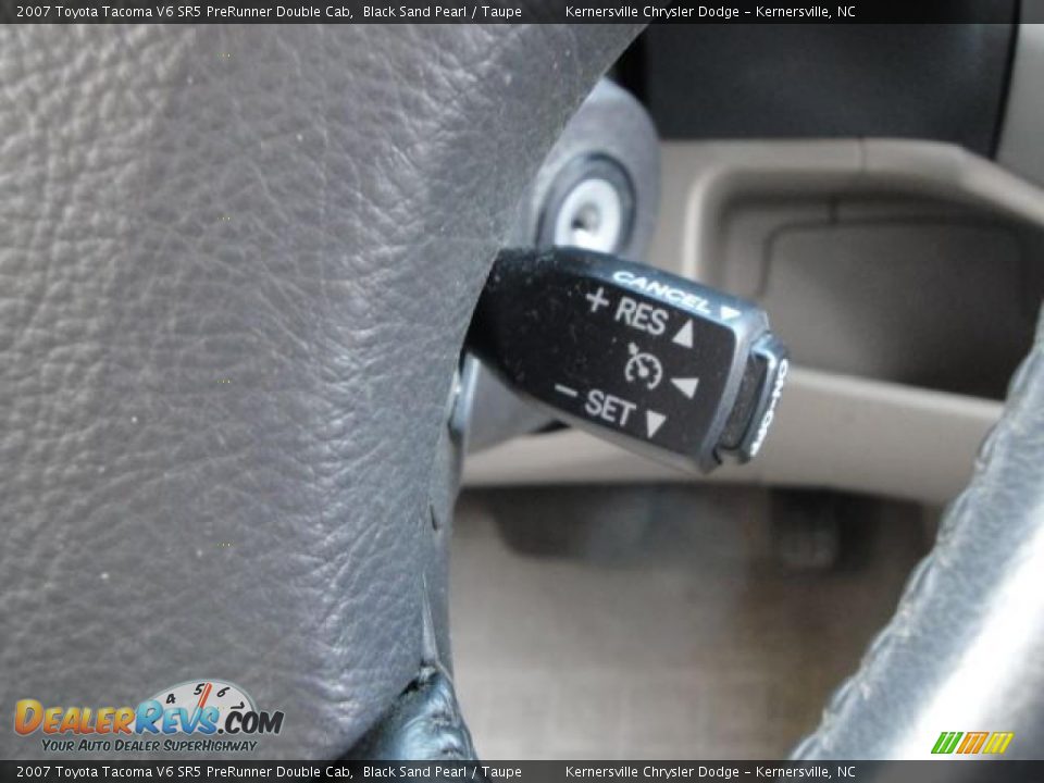 2007 Toyota Tacoma V6 SR5 PreRunner Double Cab Black Sand Pearl / Taupe Photo #17