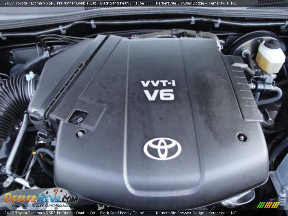 2007 Toyota Tacoma V6 SR5 PreRunner Double Cab Black Sand Pearl / Taupe Photo #20