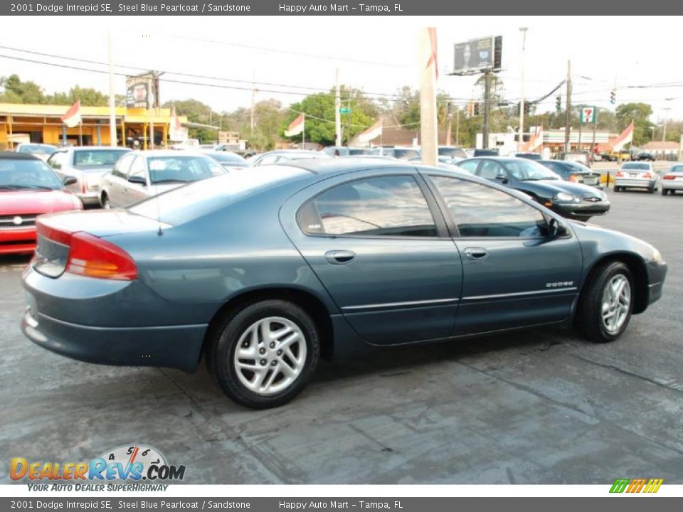 2001 Dodge Intrepid SE Steel Blue Pearlcoat / Sandstone Photo #5