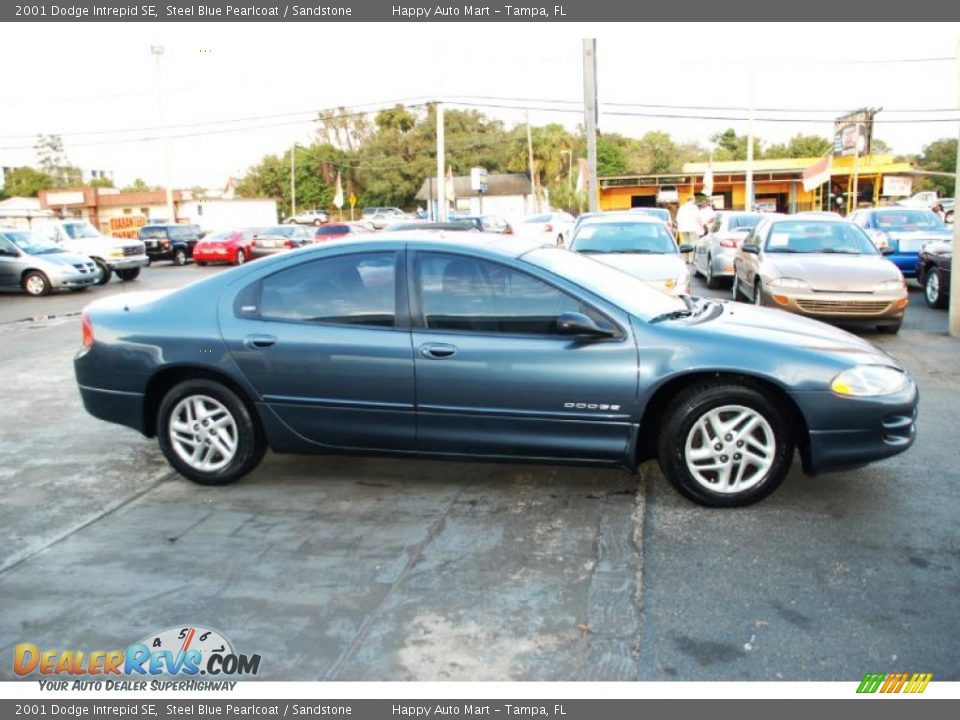 2001 Dodge Intrepid SE Steel Blue Pearlcoat / Sandstone Photo #7