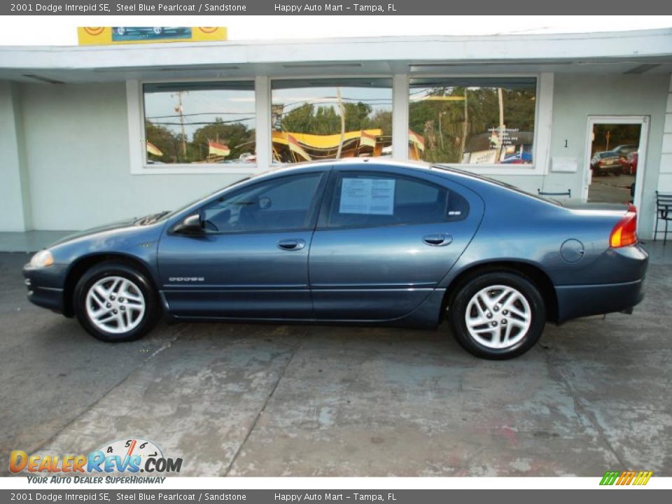 2001 Dodge Intrepid SE Steel Blue Pearlcoat / Sandstone Photo #10