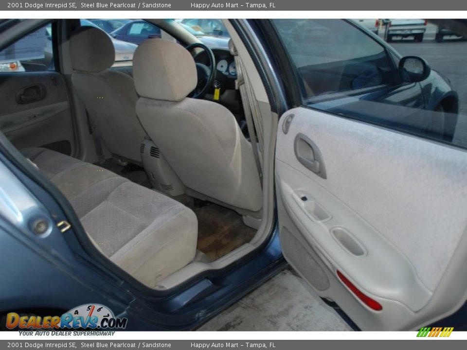 2001 Dodge Intrepid SE Steel Blue Pearlcoat / Sandstone Photo #29