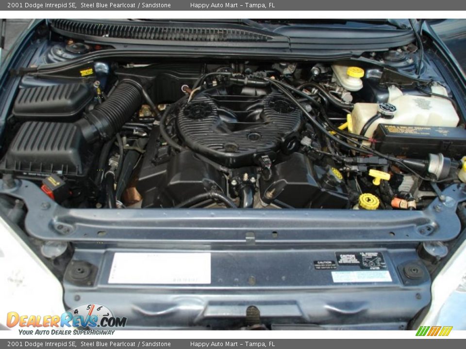 2001 Dodge Intrepid SE Steel Blue Pearlcoat / Sandstone Photo #32