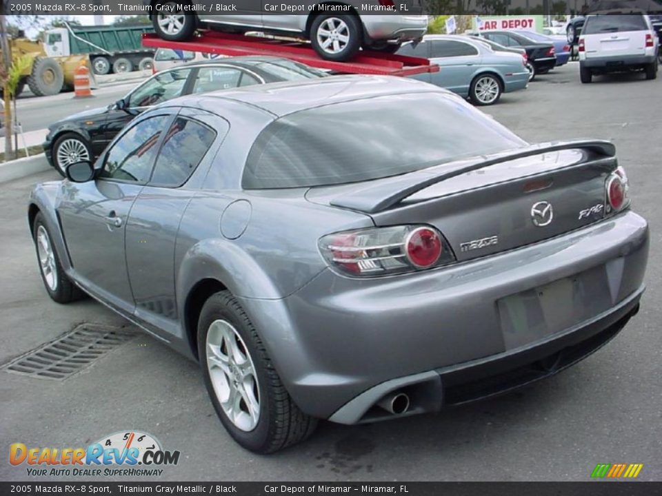 2005 Mazda RX-8 Sport Titanium Gray Metallic / Black Photo #3