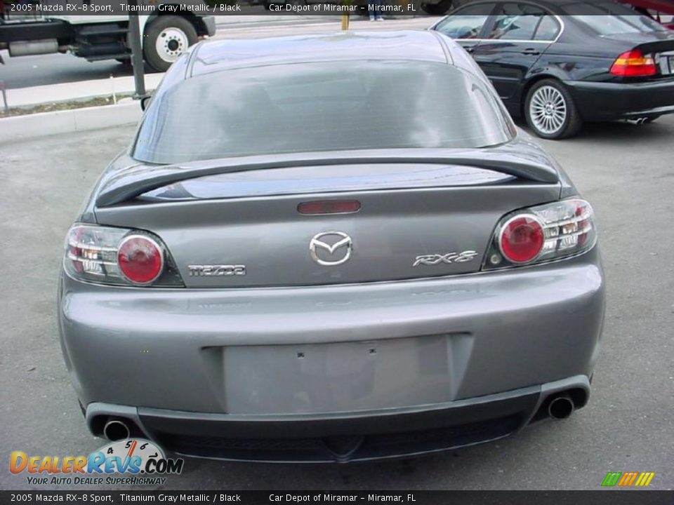 2005 Mazda RX-8 Sport Titanium Gray Metallic / Black Photo #4