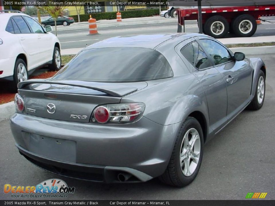 2005 Mazda RX-8 Sport Titanium Gray Metallic / Black Photo #5