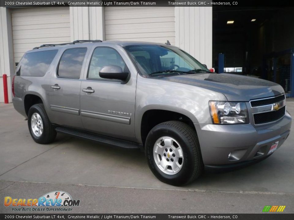 2009 Chevrolet Suburban LT 4x4 Greystone Metallic / Light Titanium/Dark Titanium Photo #1