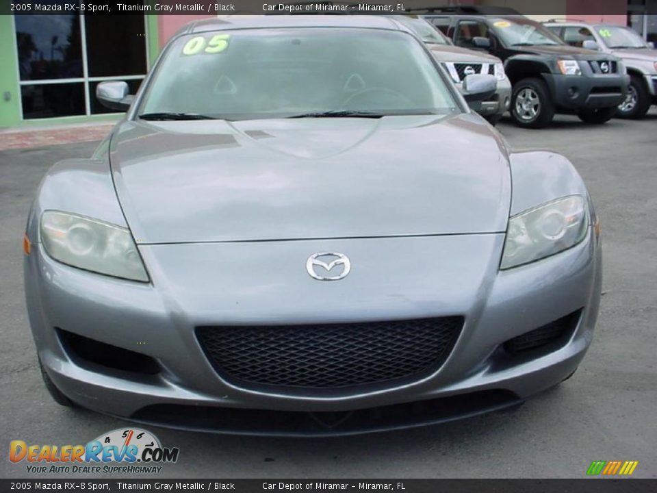 2005 Mazda RX-8 Sport Titanium Gray Metallic / Black Photo #8