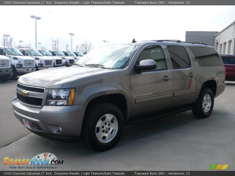 2009 Chevrolet Suburban LT 4x4 Greystone Metallic / Light Titanium/Dark Titanium Photo #3