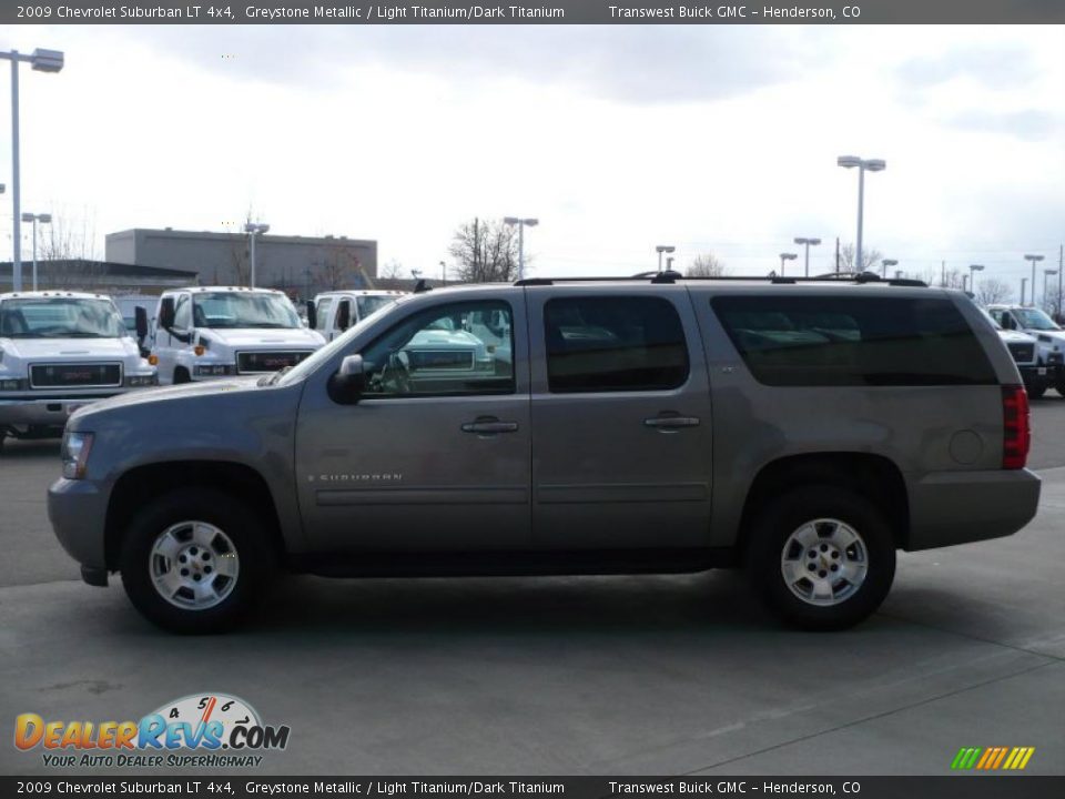 2009 Chevrolet Suburban LT 4x4 Greystone Metallic / Light Titanium/Dark Titanium Photo #4