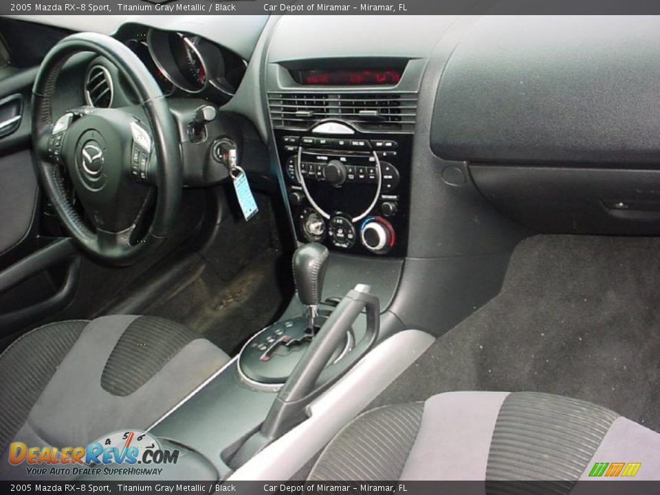 2005 Mazda RX-8 Sport Titanium Gray Metallic / Black Photo #13