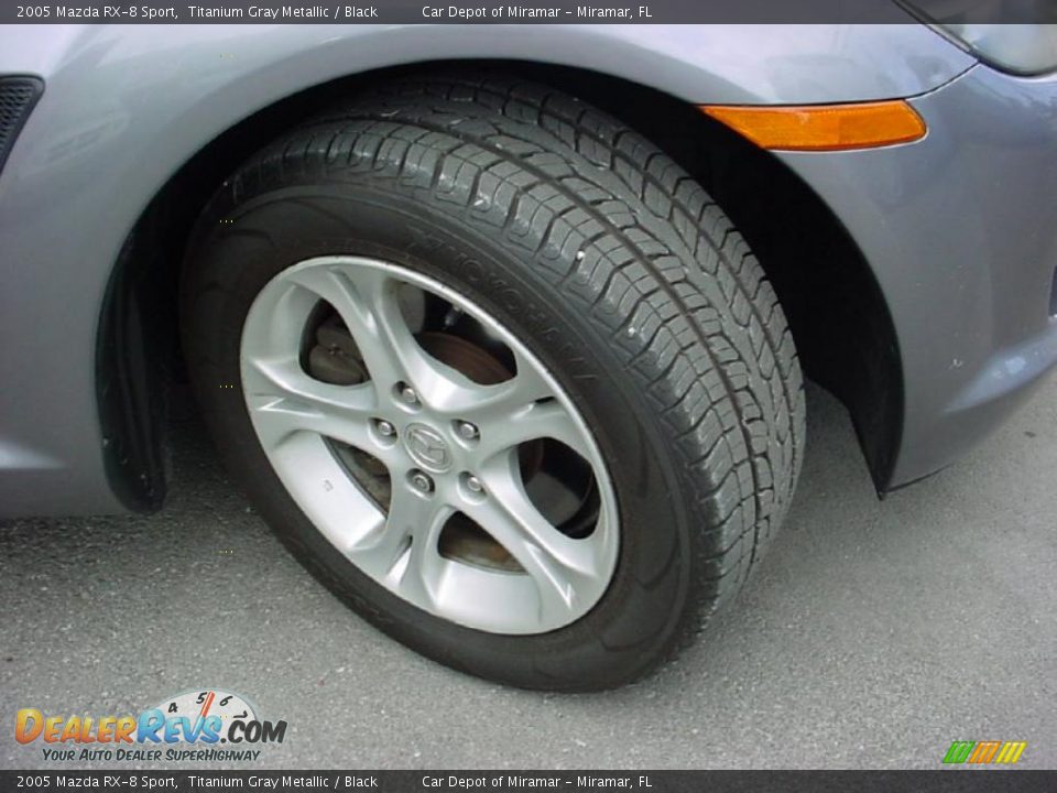 2005 Mazda RX-8 Sport Titanium Gray Metallic / Black Photo #14