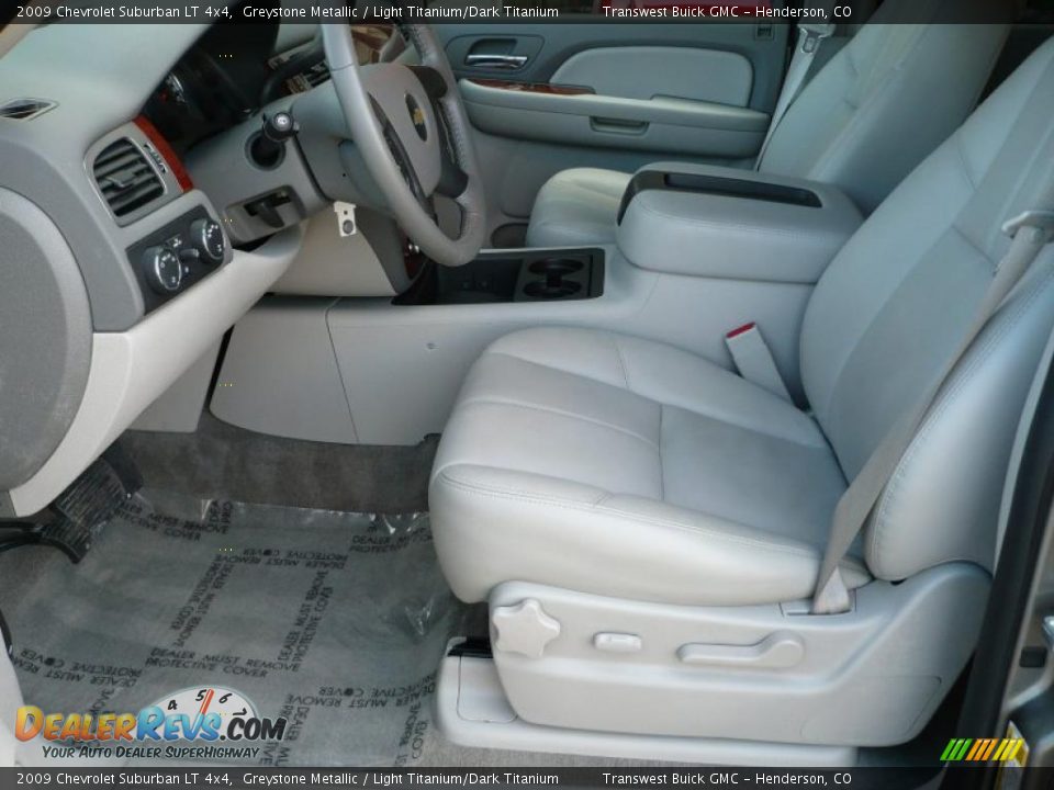 2009 Chevrolet Suburban LT 4x4 Greystone Metallic / Light Titanium/Dark Titanium Photo #9