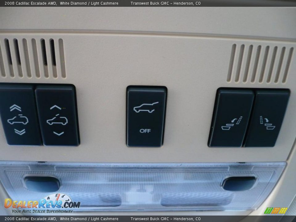 2008 Cadillac Escalade AWD White Diamond / Light Cashmere Photo #22