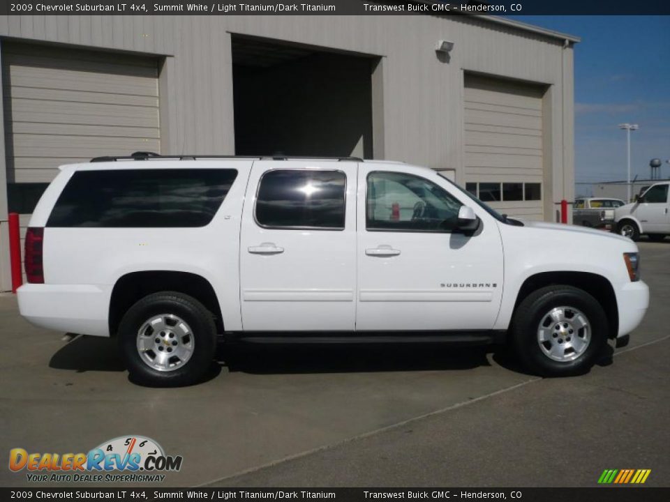 2009 Chevrolet Suburban LT 4x4 Summit White / Light Titanium/Dark Titanium Photo #6