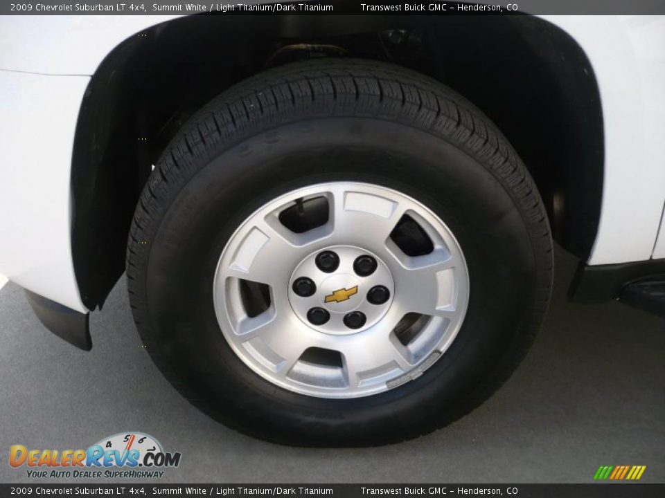 2009 Chevrolet Suburban LT 4x4 Summit White / Light Titanium/Dark Titanium Photo #7