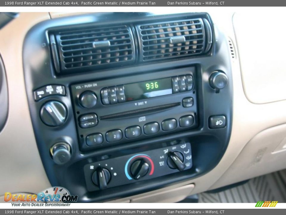 1998 Ford Ranger XLT Extended Cab 4x4 Pacific Green Metallic / Medium Prairie Tan Photo #20