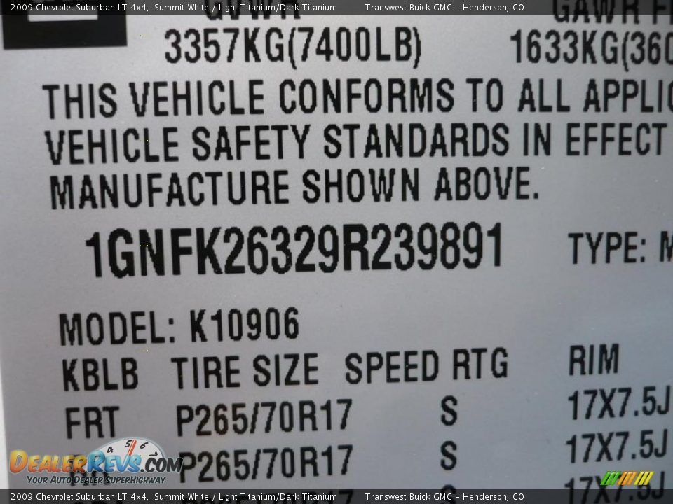 2009 Chevrolet Suburban LT 4x4 Summit White / Light Titanium/Dark Titanium Photo #24