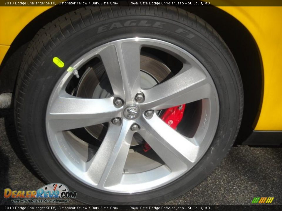 2010 Dodge Challenger SRT8 Detonator Yellow / Dark Slate Gray Photo #9