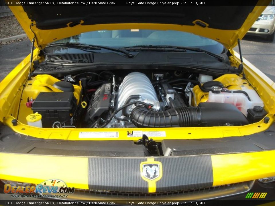2010 Dodge Challenger SRT8 Detonator Yellow / Dark Slate Gray Photo #17
