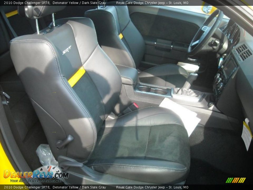 2010 Dodge Challenger SRT8 Detonator Yellow / Dark Slate Gray Photo #22