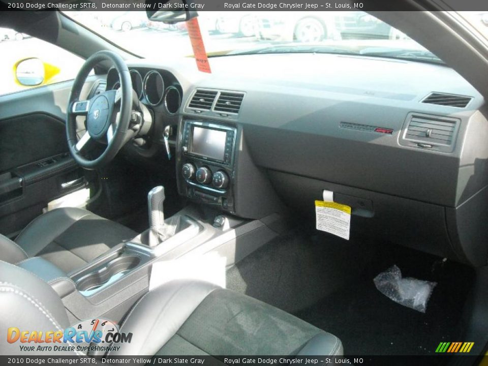 2010 Dodge Challenger SRT8 Detonator Yellow / Dark Slate Gray Photo #23