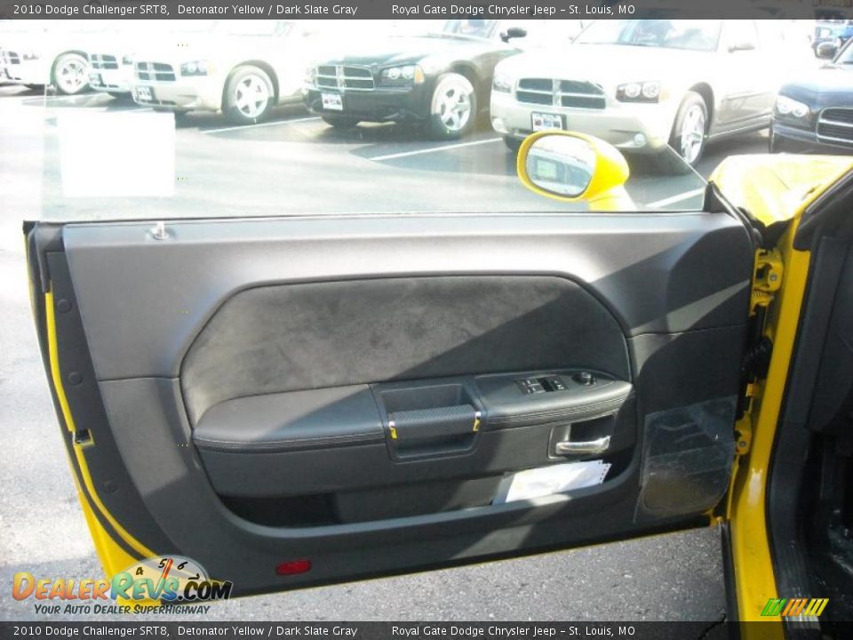 2010 Dodge Challenger SRT8 Detonator Yellow / Dark Slate Gray Photo #26