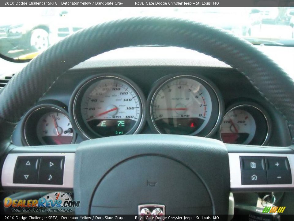 2010 Dodge Challenger SRT8 Detonator Yellow / Dark Slate Gray Photo #29