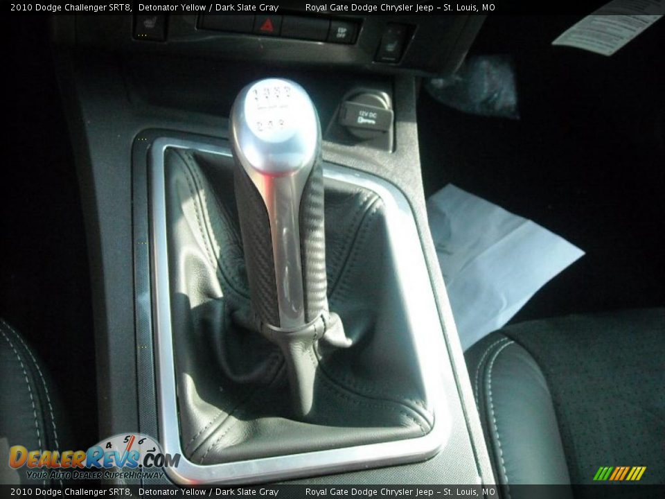 2010 Dodge Challenger SRT8 Detonator Yellow / Dark Slate Gray Photo #32