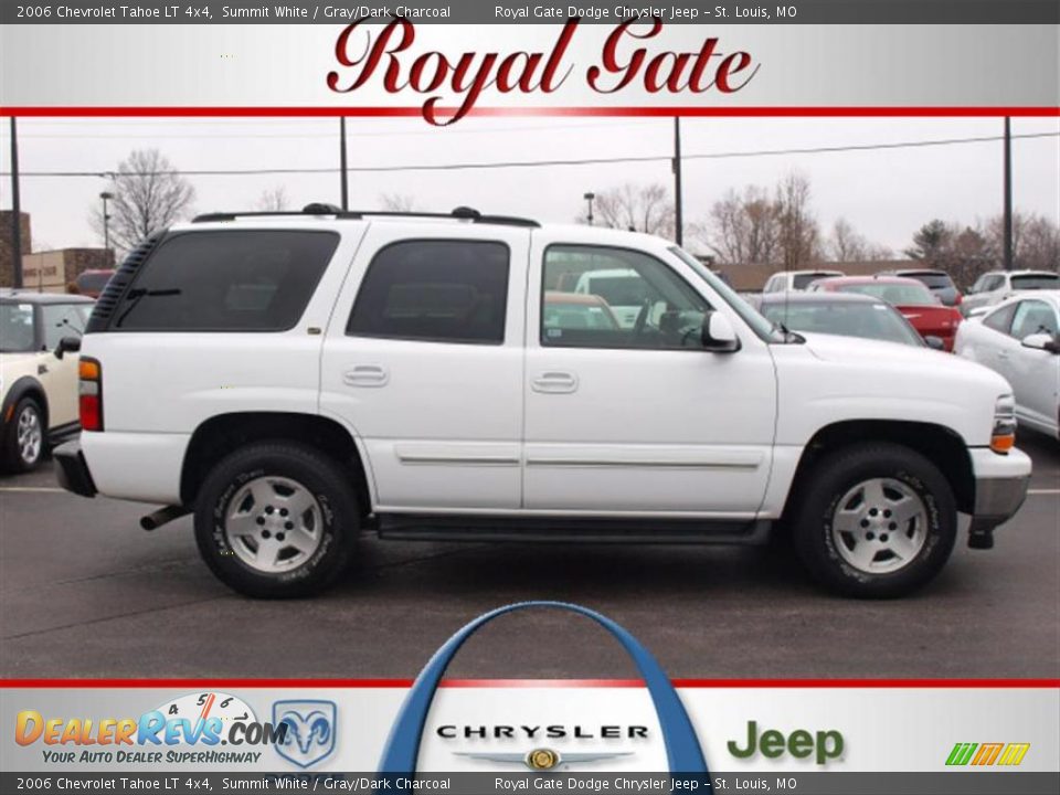 2006 Chevrolet Tahoe LT 4x4 Summit White / Gray/Dark Charcoal Photo #1