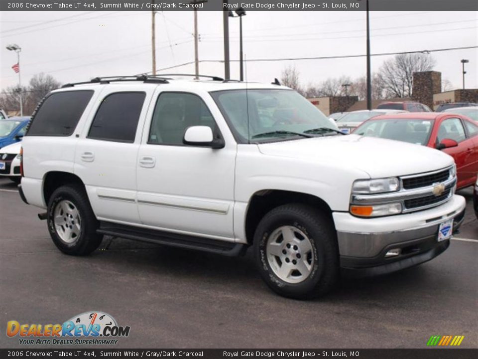2006 Chevrolet Tahoe LT 4x4 Summit White / Gray/Dark Charcoal Photo #2