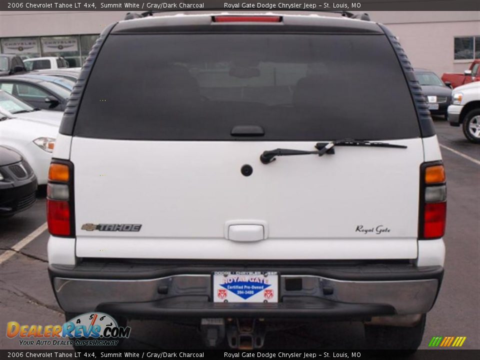 2006 Chevrolet Tahoe LT 4x4 Summit White / Gray/Dark Charcoal Photo #6