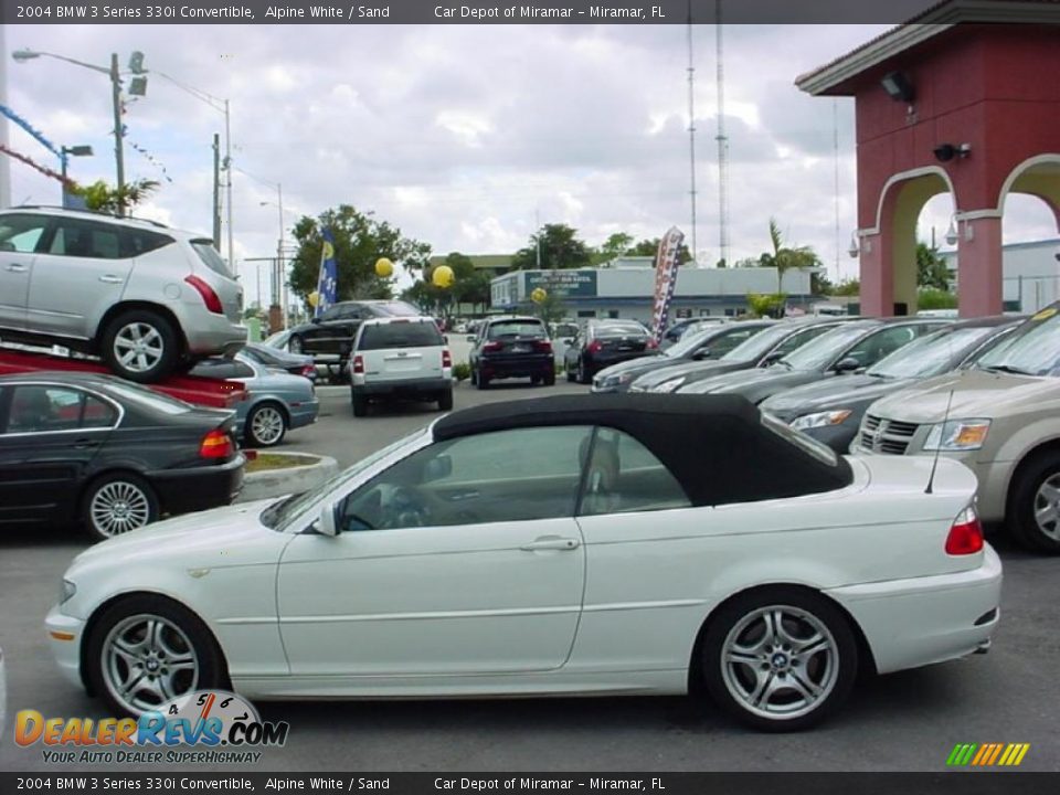 2004 BMW 3 Series 330i Convertible Alpine White / Sand Photo #2