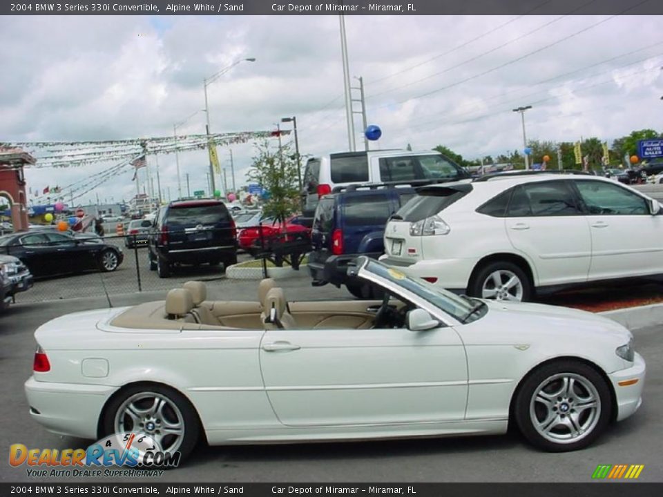 2004 BMW 3 Series 330i Convertible Alpine White / Sand Photo #7