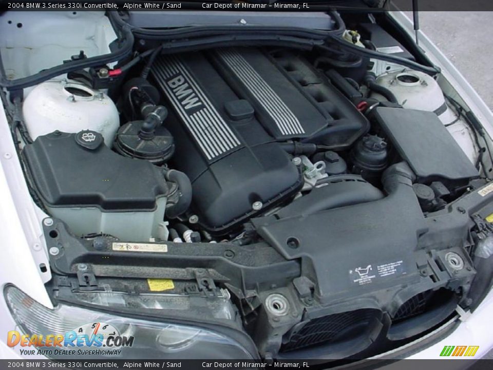 2004 BMW 3 Series 330i Convertible Alpine White / Sand Photo #17