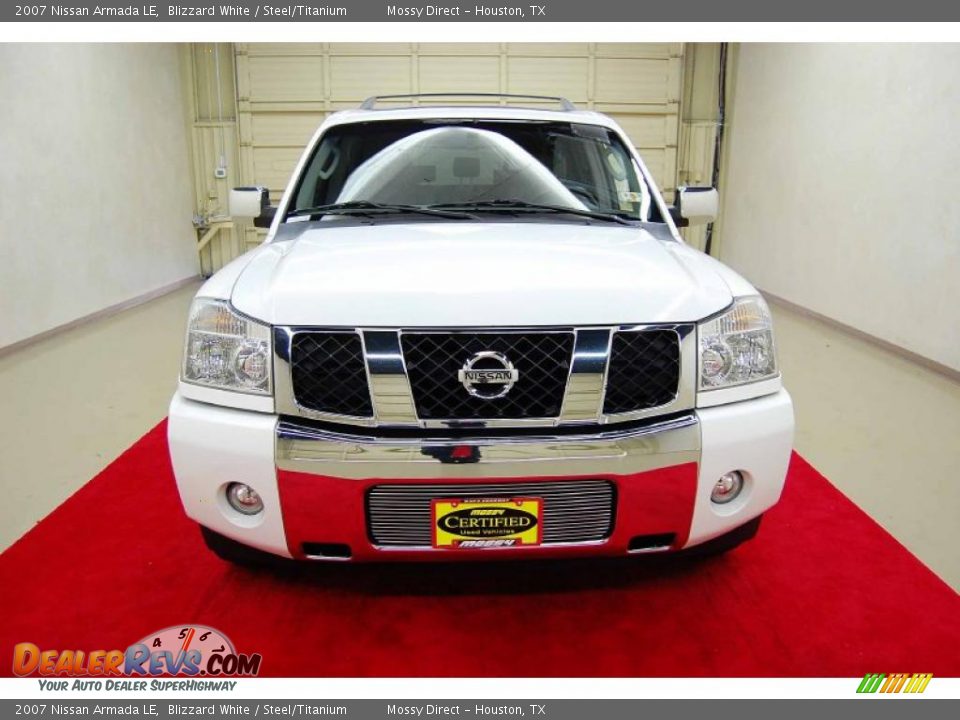 2007 Nissan Armada LE Blizzard White / Steel/Titanium Photo #1