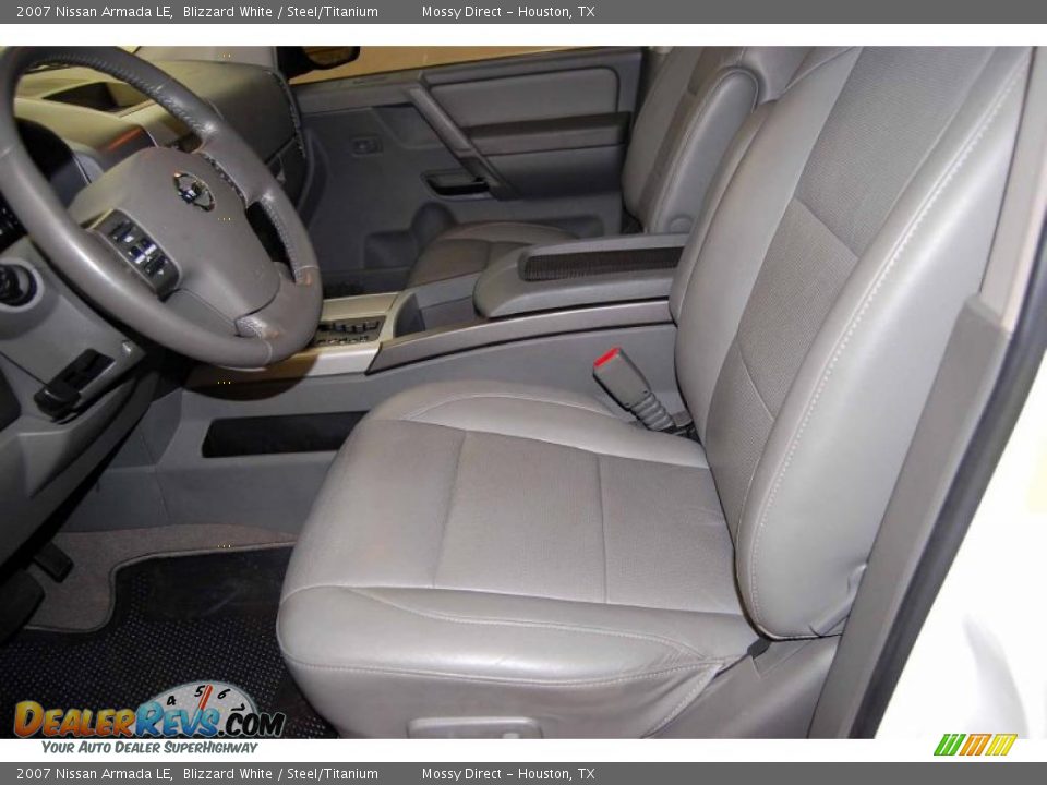 2007 Nissan Armada LE Blizzard White / Steel/Titanium Photo #15