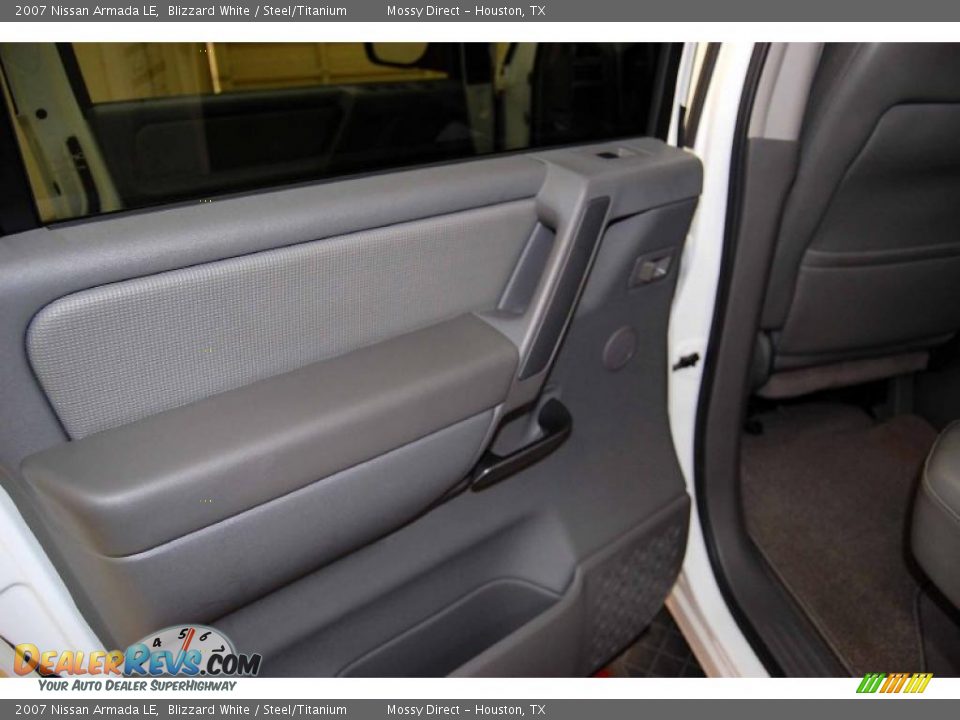 2007 Nissan Armada LE Blizzard White / Steel/Titanium Photo #20