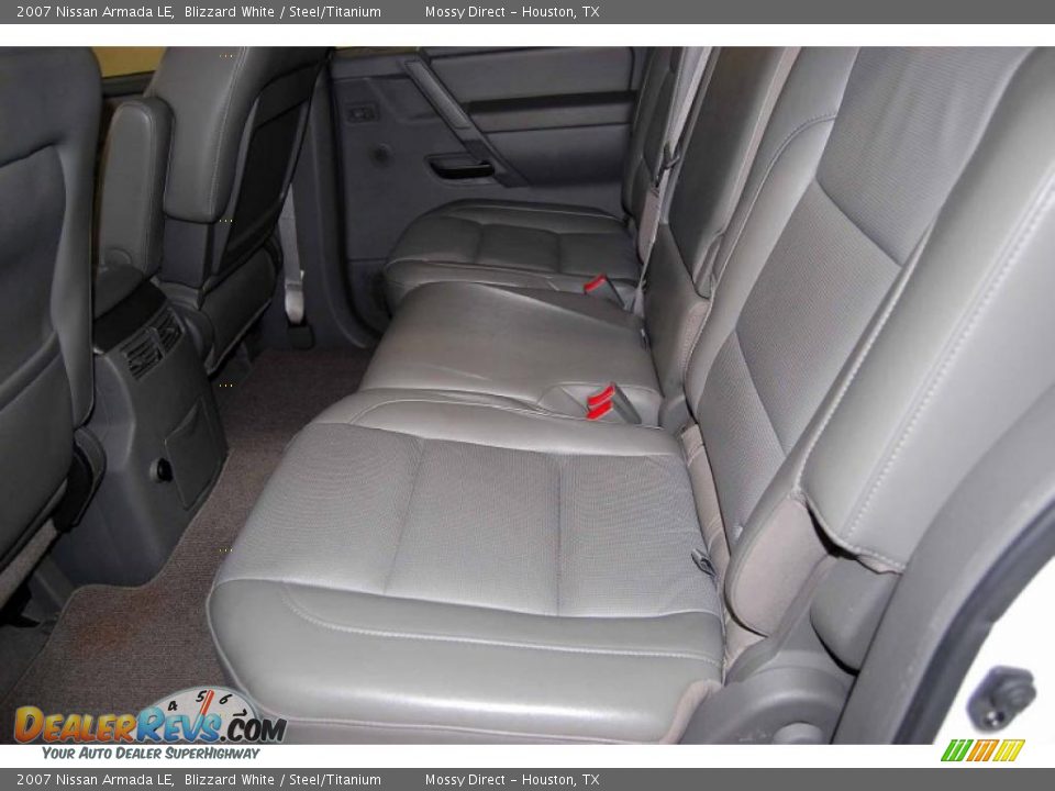 2007 Nissan Armada LE Blizzard White / Steel/Titanium Photo #21