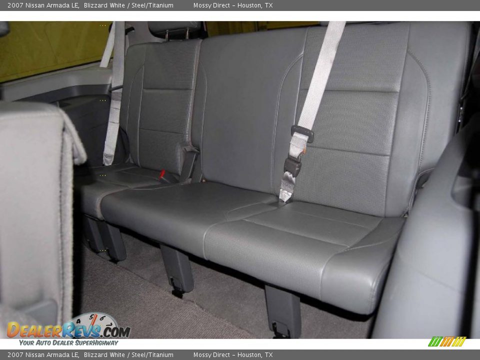 2007 Nissan Armada LE Blizzard White / Steel/Titanium Photo #22