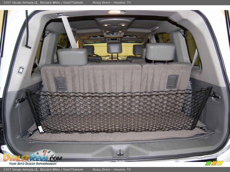 2007 Nissan Armada LE Blizzard White / Steel/Titanium Photo #23