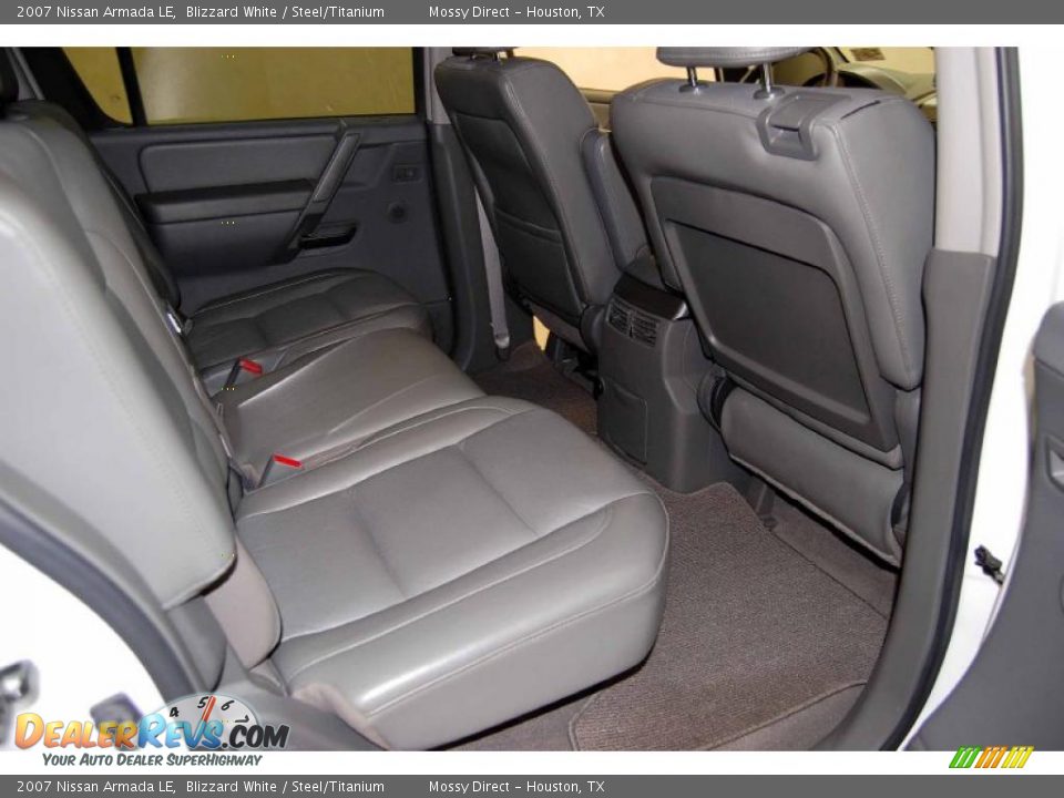 2007 Nissan Armada LE Blizzard White / Steel/Titanium Photo #25