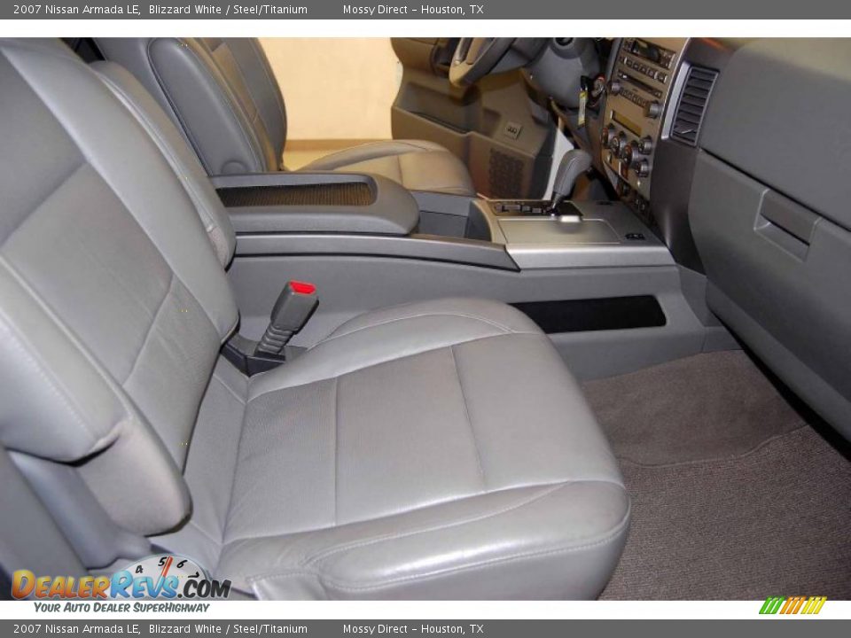 2007 Nissan Armada LE Blizzard White / Steel/Titanium Photo #27